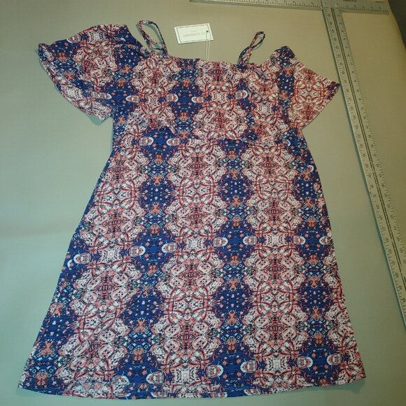 Meduim Lightweight Dress No Comment Adjustable Ruffled Tent Scoop Sundress - Picture 8 of 8